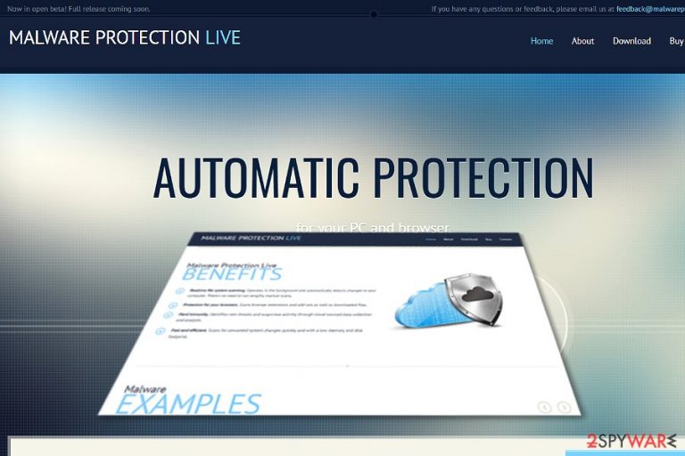 Malware Protection Live image Malware Protection Live image