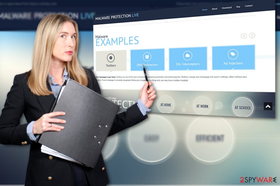 Malware Protection Live illustration Malware Protection Live illustration