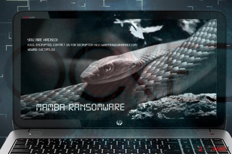 Mamba ransomware virus Mamba ransomware virus