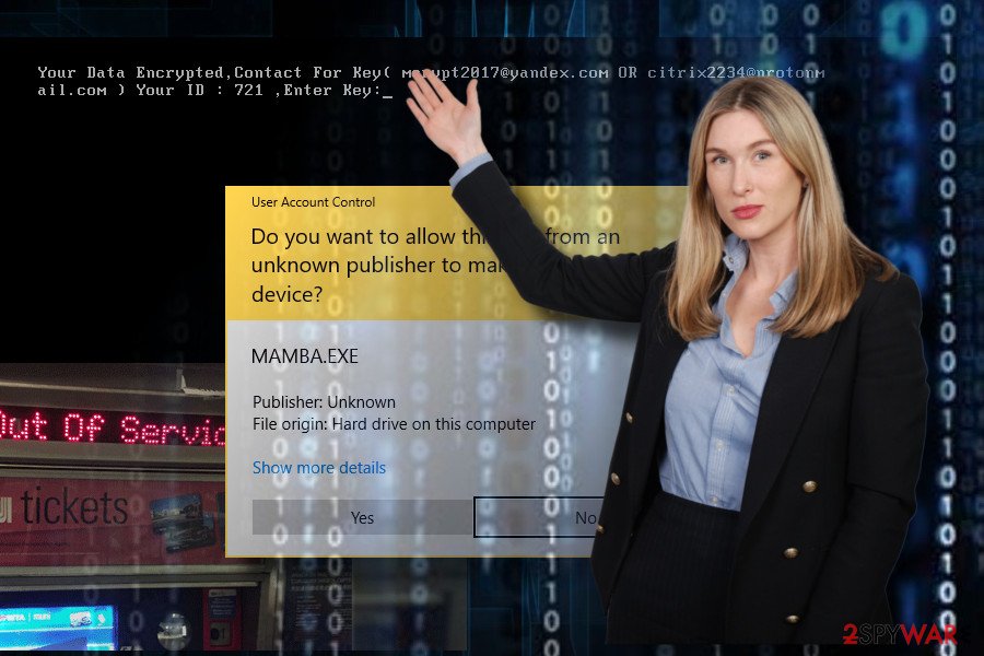 Mamba ransomware infection Mamba ransomware infection