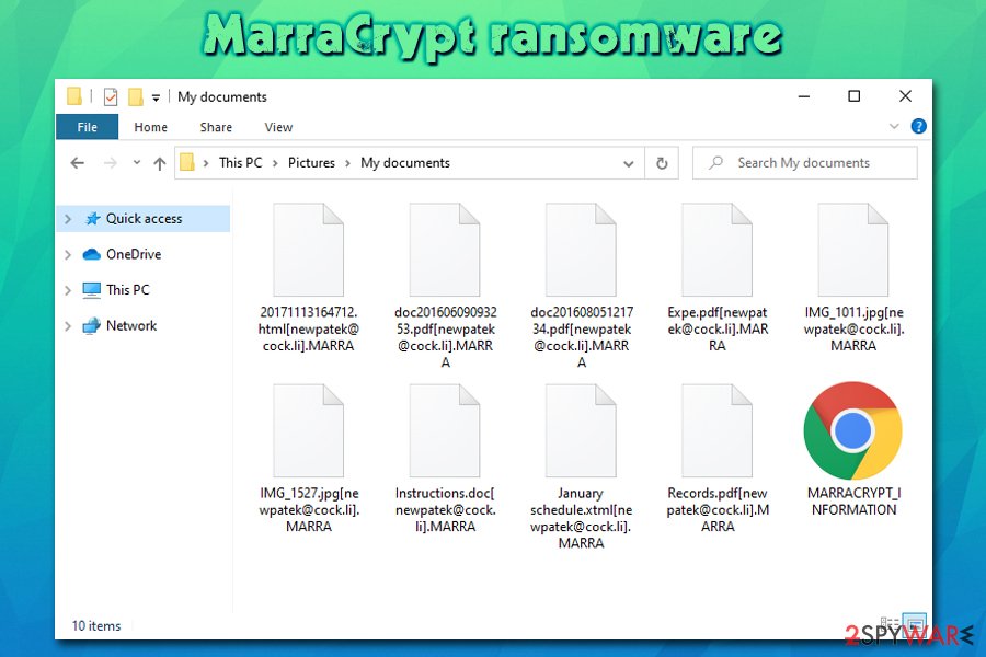 MarraCrypt ransomware encrypted files MarraCrypt ransomware encrypted files