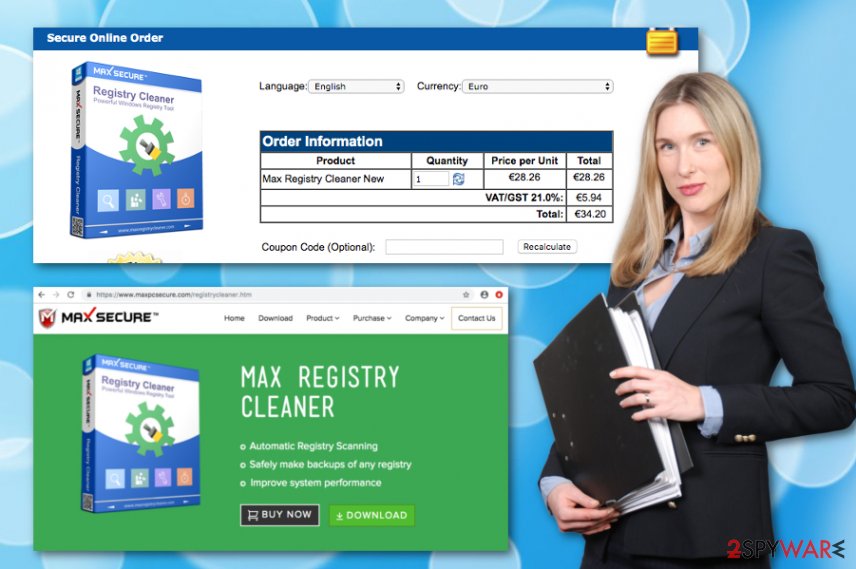 Max Registry Cleaner computer software
