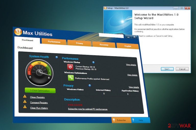 Max Utilities malware Max Utilities malware