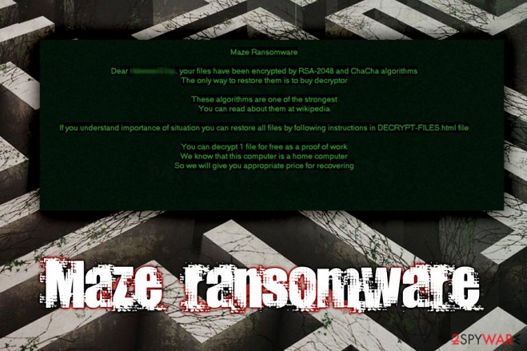 Maze ransomware Maze ransomware