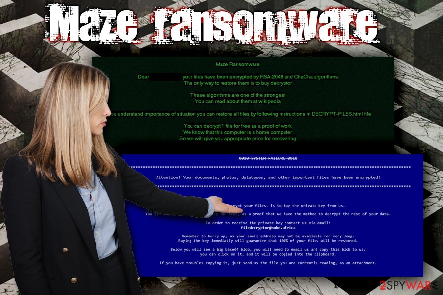 Maze ransomware virus Maze ransomware virus
