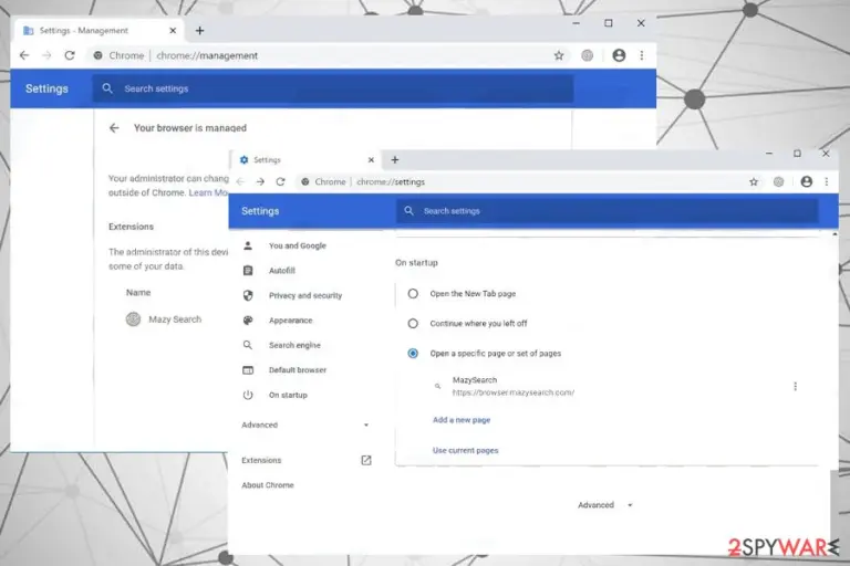 Maze Search Chrome's policies
