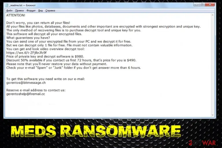 Meds ransomware
