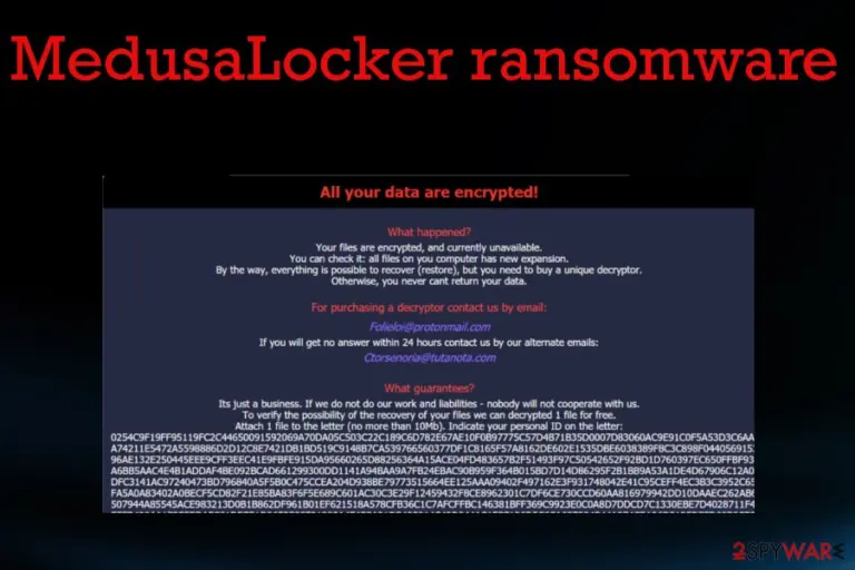 MedusaLocker ransomware