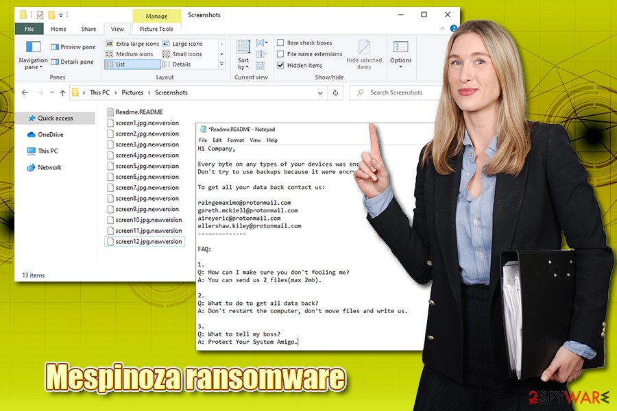 Mespinoza ransomware virus Mespinoza ransomware virus
