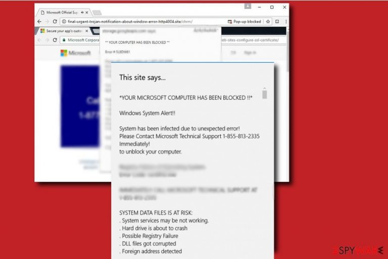 Microsoft Critical Alert scam message Microsoft Critical Alert scam message