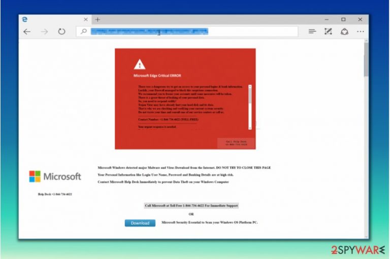 Microsoft Edge Critical ERROR Microsoft Edge Critical ERROR