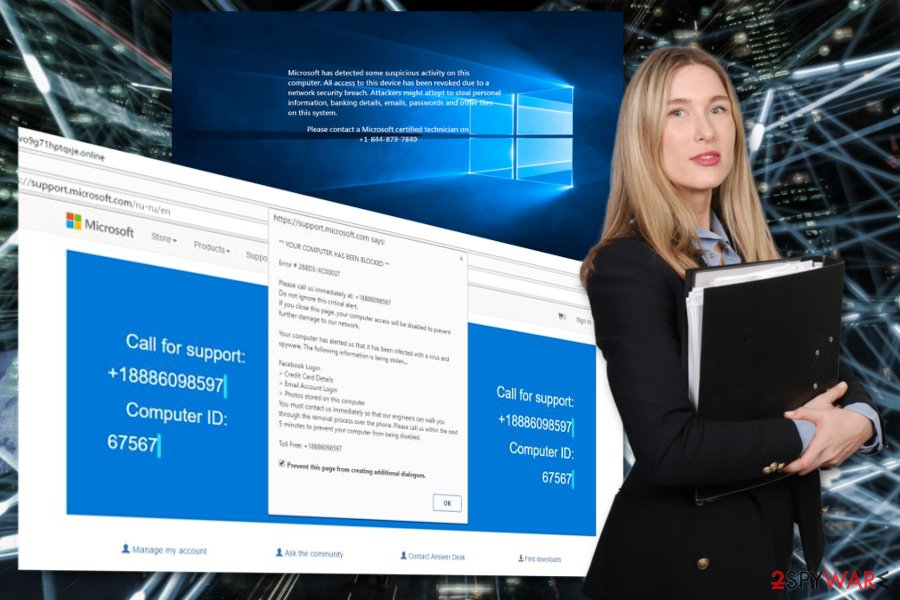 Microsoft has detected suspicious activity scam Microsoft has detected suspicious activity scam