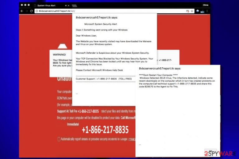 "Microsoft System Security Alert" pop-up ads "Microsoft System Security Alert" pop-up ads