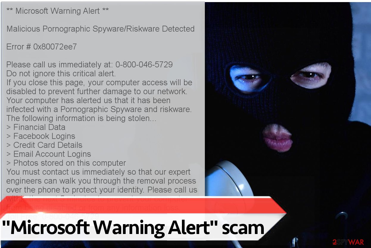 Microsoft Warning Alert virus Microsoft Warning Alert virus