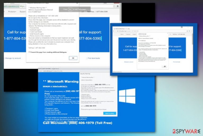 Windows Warning Alert virus Windows Warning Alert virus