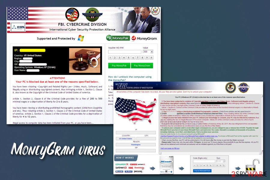 MoneyGram virus versions MoneyGram virus versions