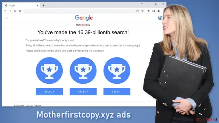 Motherfirstcopy.xyz ads
