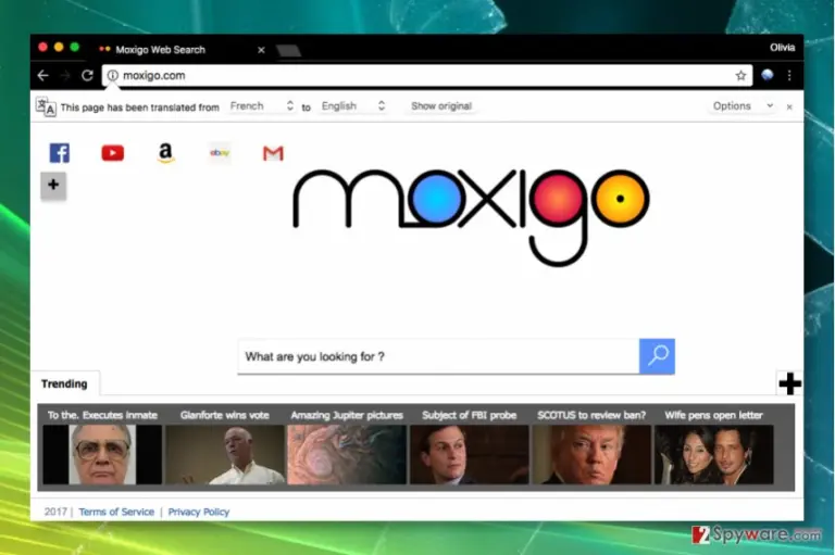 Moxigo.com redirect virus
