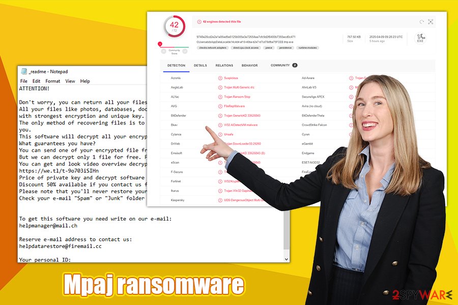Mpaj ransomware virus Mpaj ransomware virus