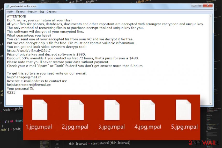 Mpal cryptovirus Mpal cryptovirus