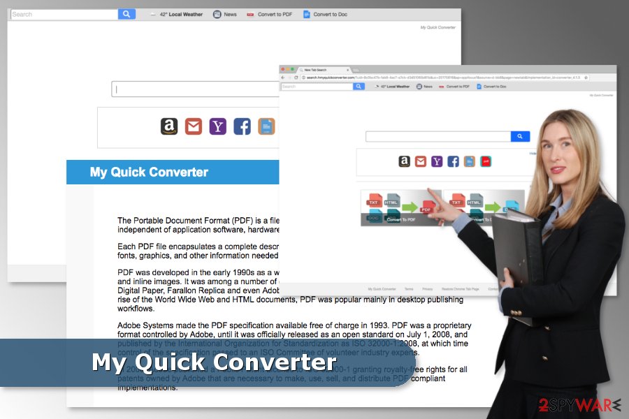 My Quick Converter browser hijacker My Quick Converter browser hijacker