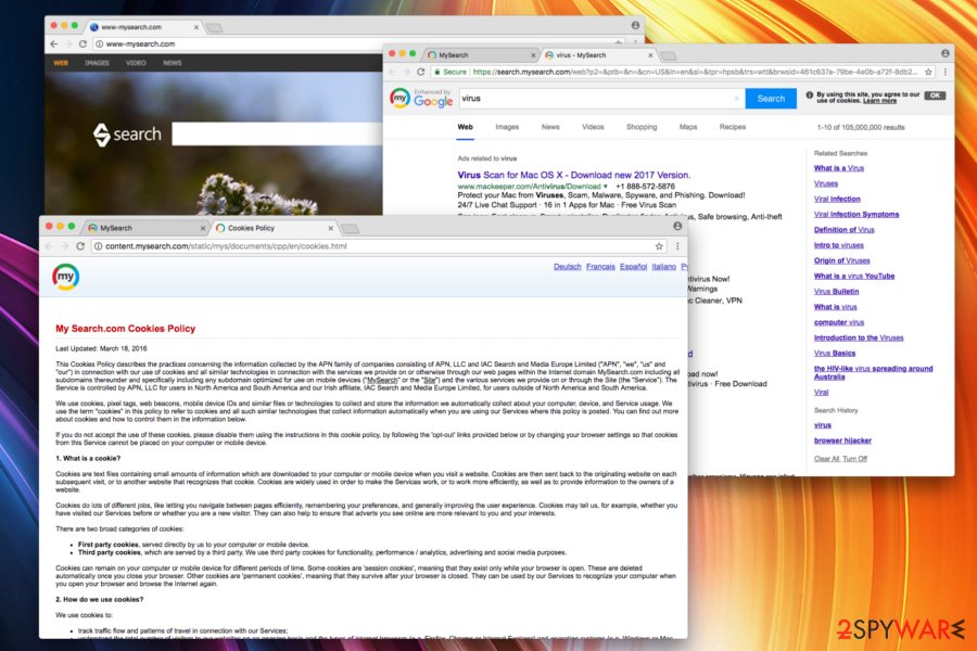 MySearch extension MySearch extension