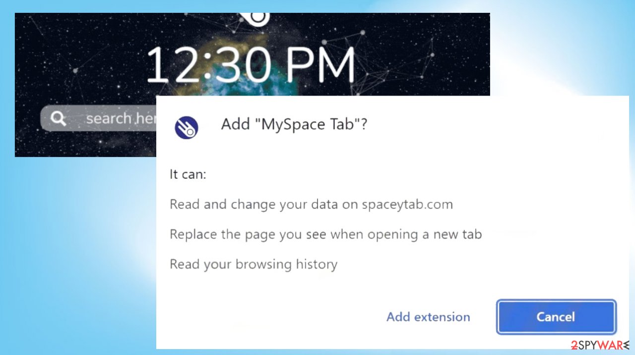 MySpace Tab MySpace Tab