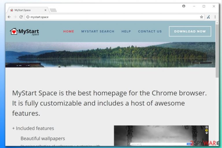 MyStart.Space hijack MyStart.Space hijack