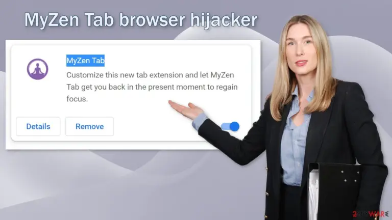 MyZen Tab browser hijacker