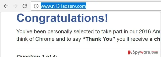 Example of n131adserv.com ad