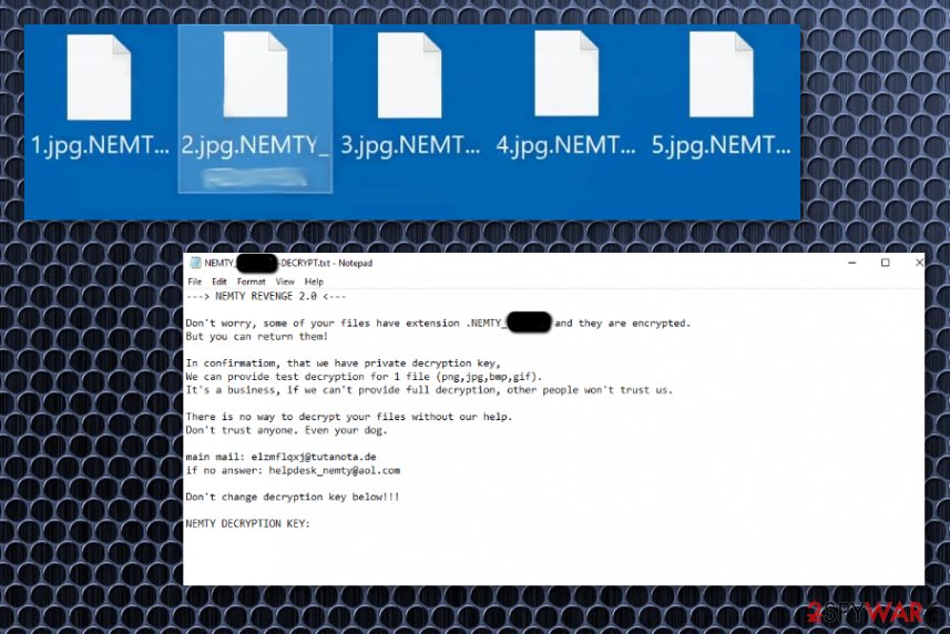 Nemty Revenge 2.0 virus Nemty Revenge 2.0 virus