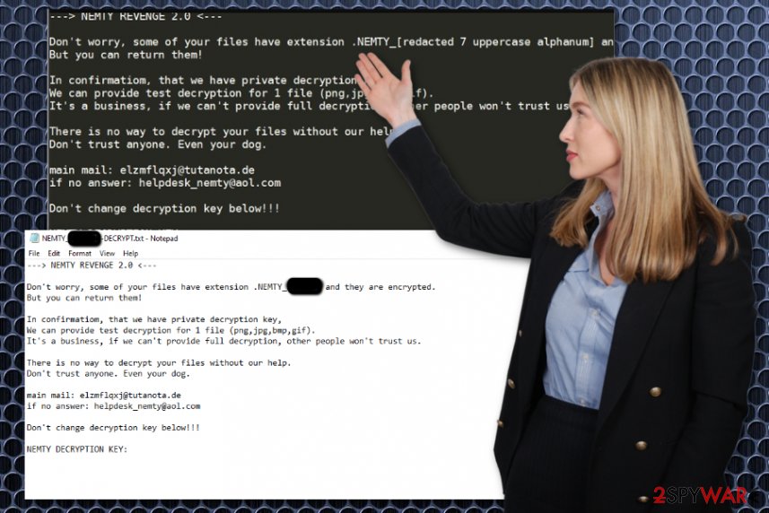 Nemty Revenge 2.0 ransomware virus Nemty Revenge 2.0 ransomware virus