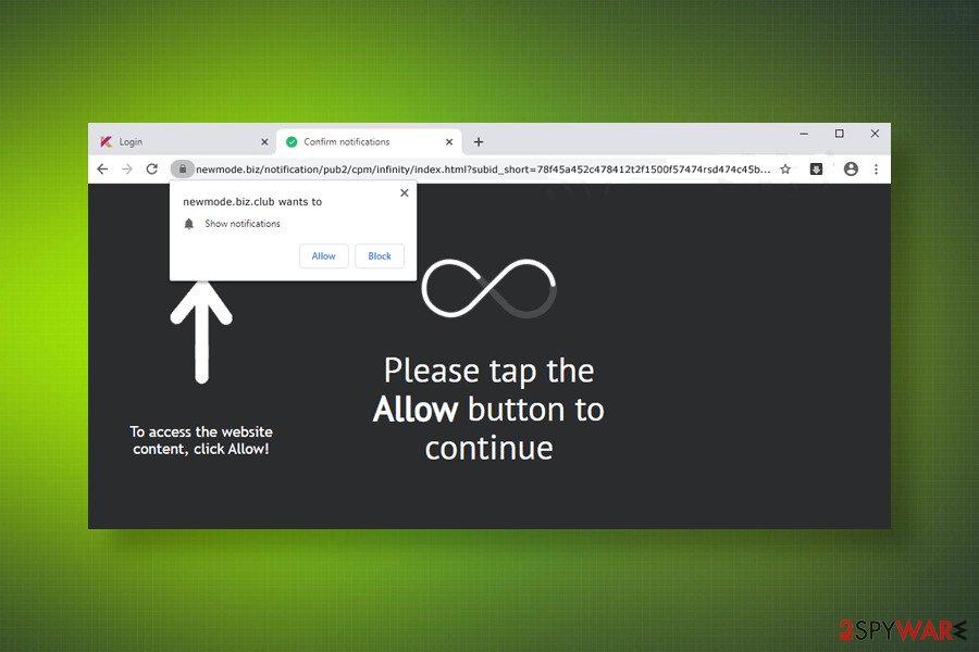 Newmode.biz redirects Newmode.biz redirects