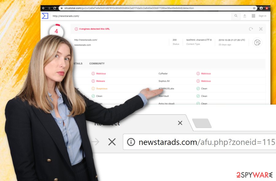 Newstarads.com virus Newstarads.com virus