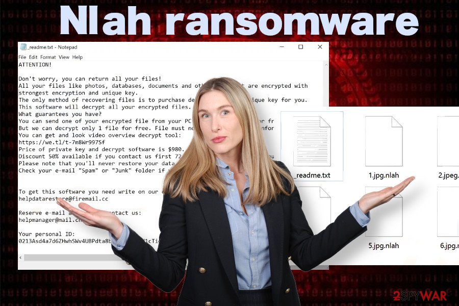 Nlah ransom note Nlah ransom note