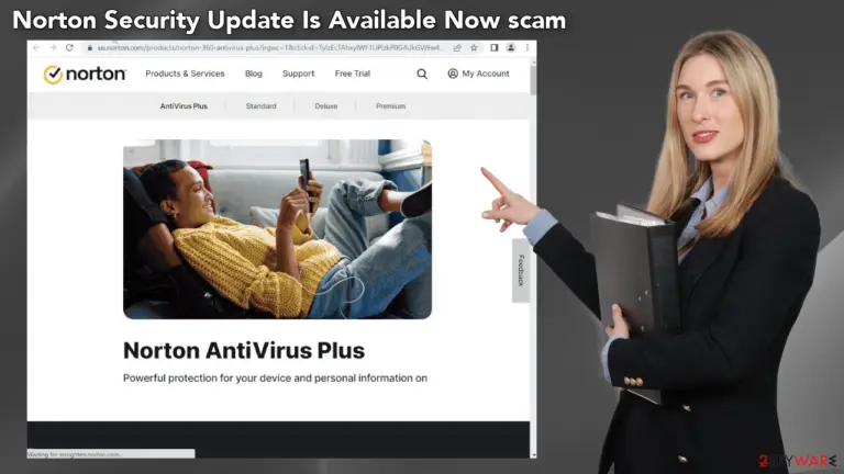 Norton Security Update Is Available Now scam