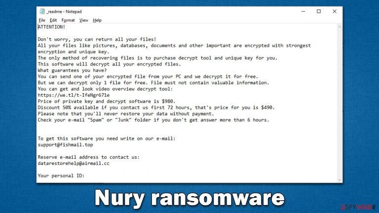 Nury ransomware Nury ransomware