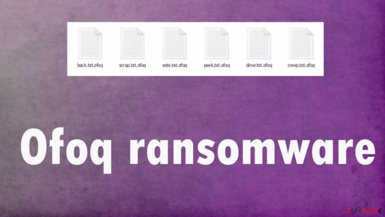 Ofoq ransomware Ofoq ransomware
