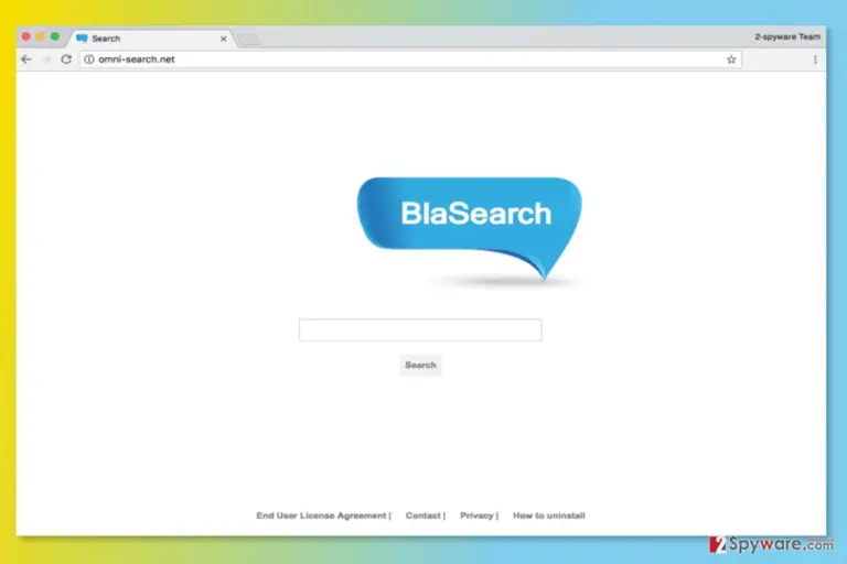 The screenshot of the Omni-search.net