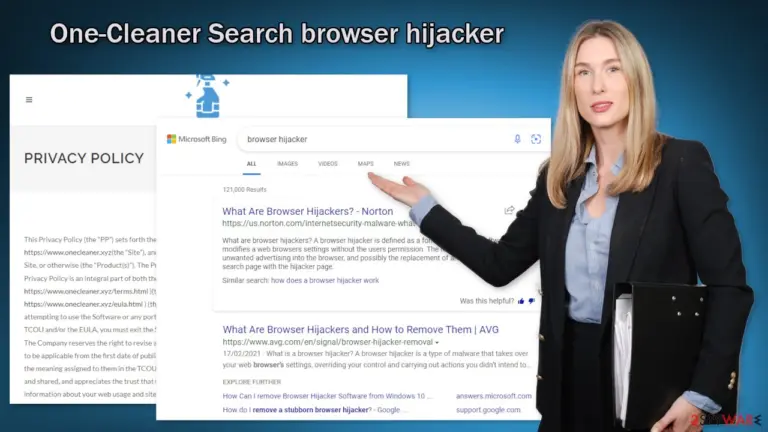 One-Cleaner Search browser hijacker