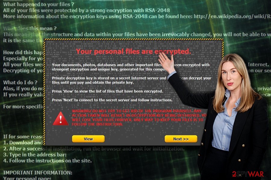 The screenshot of onion ransom note The screenshot of onion ransom note