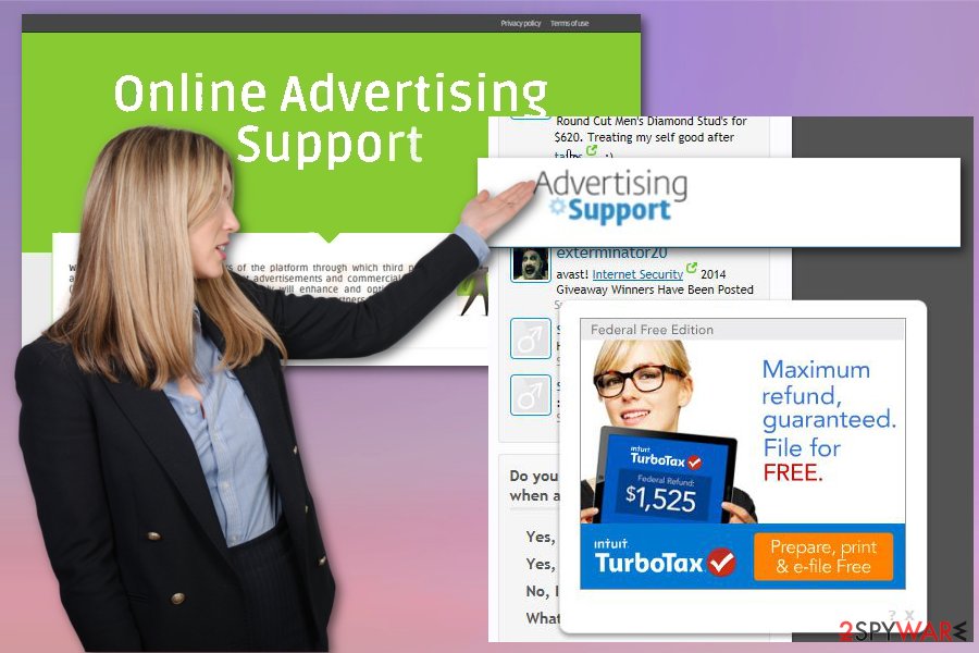 Online Advertising Support ads Online Advertising Support ads