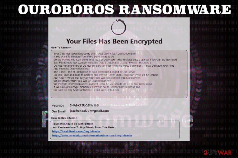 Ouroboros ransomware Ouroboros ransomware
