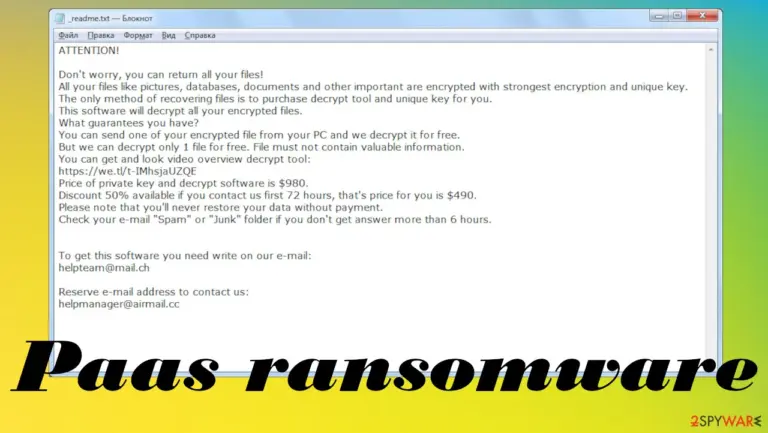 Paas ransomware