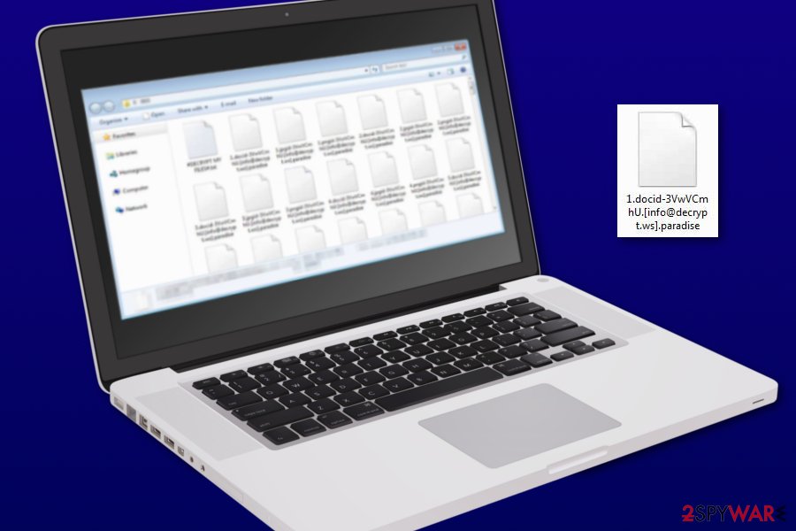 Paradise ransomware encrypted files Paradise ransomware encrypted files