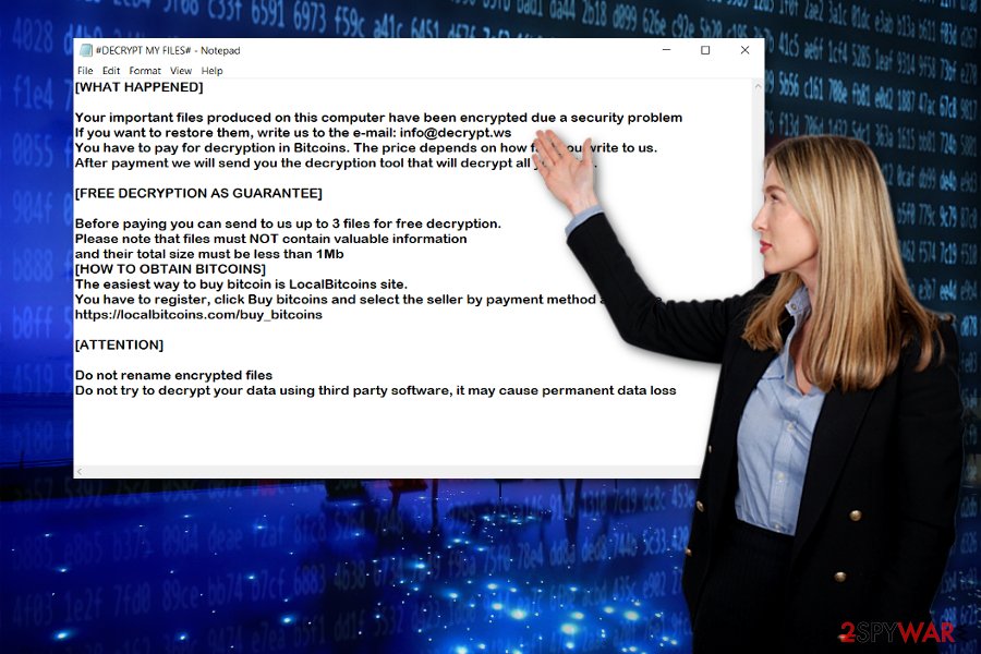 Paradise virus ransom message Paradise virus ransom message