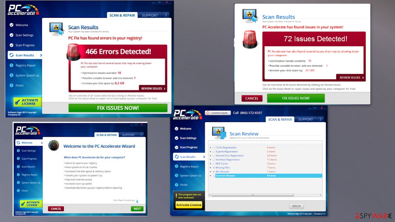 PC Accelerate Pro rogue tool PC Accelerate Pro rogue tool