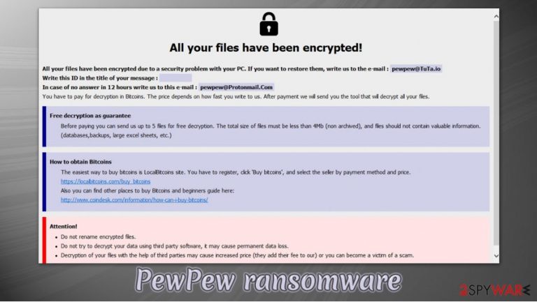 PewPew ransomware PewPew ransomware