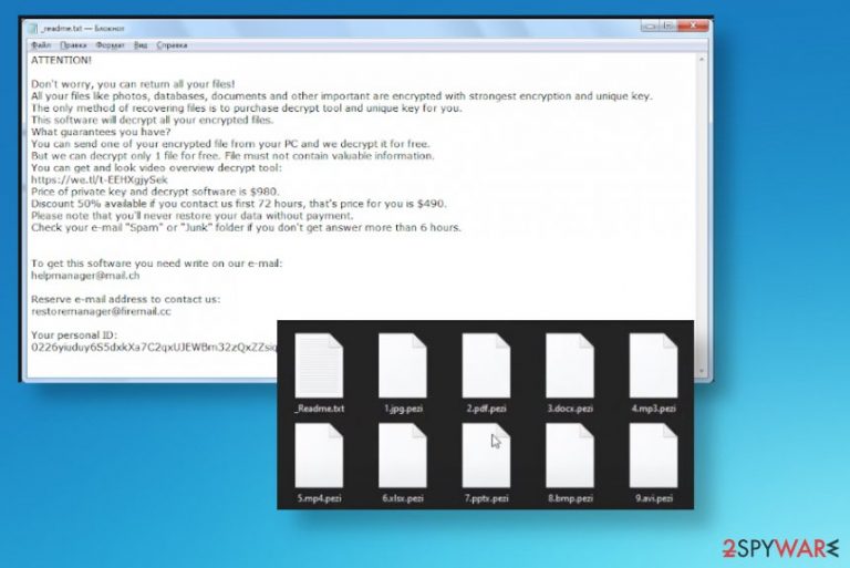 Pezi ransomware Pezi ransomware