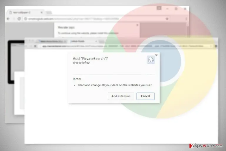 The image of Pirvatesearch Extension